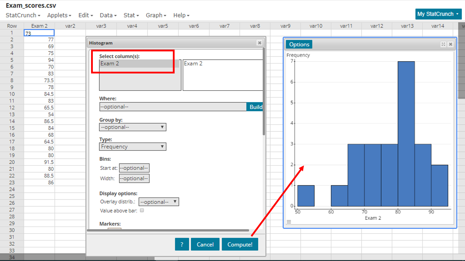 histogram maker probability