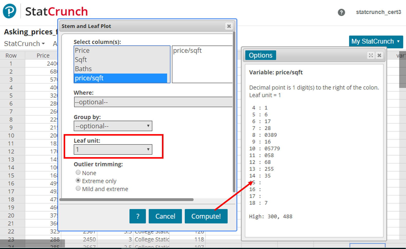 Statcrunch